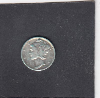 Beschrijving: 1 Dime MERCURY